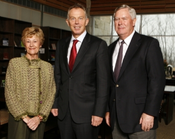 Ubbens with Tony Blair